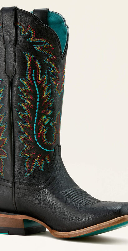 Frontier Tilly Wide Square Toe Western Boot Medial